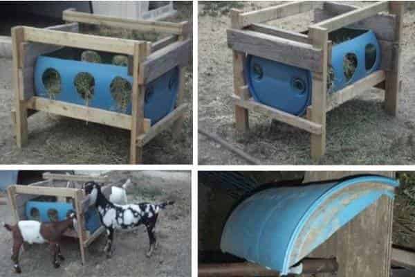 Кормушки для коз своими руками под сено и другие корма